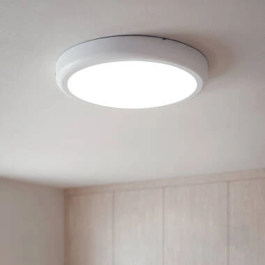 Afbeelding van PlafondLamp 24W LED Metaal Rond  Wit Design   Ø300 mm