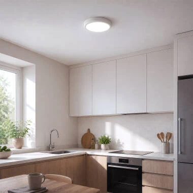 Afbeelding van PlafondLamp 24W LED Metaal Rond  Wit Design   Ø300 mm