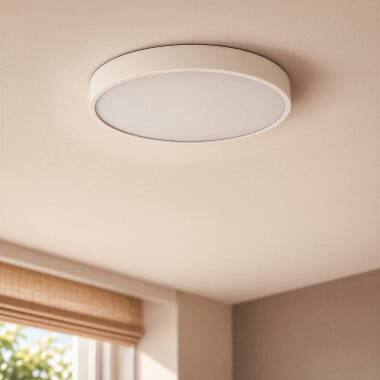 LED-Deckenleuchte 30W Rund Metall Ø400mm CCT Wählbar Hidria