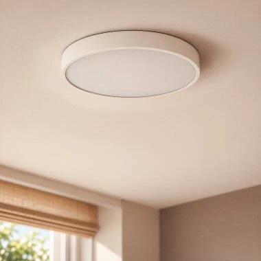 Plafonnier LED Rond Métal 30W CCT Sélectionnable Hidria Ø400 mm