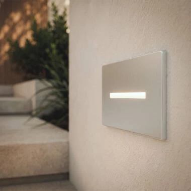 Venkovní Vestavné Nástěnné Orientační LED Svítidlo z Nerezové Oceli 3W Wabi Lineární