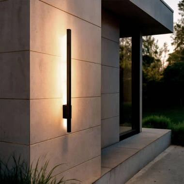 Applique da Parete per Esterni LED 12W 80cm Alluminio Milen