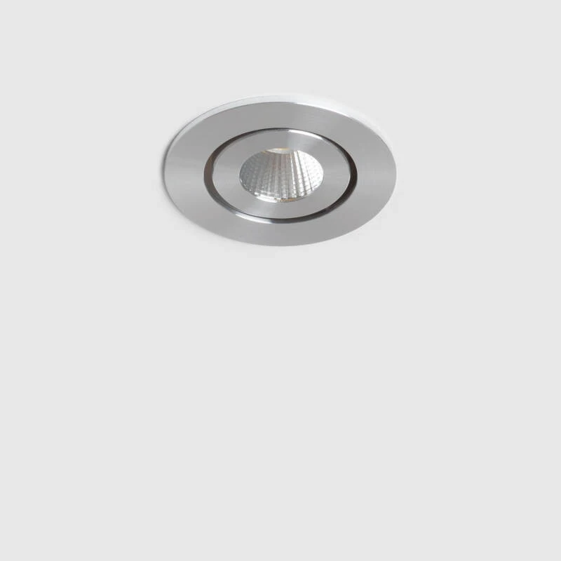 Bild von LED Downlight Einbaustrahler Rund COB CRI90 Ausschnitt Ø 45 mm Silber