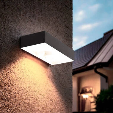 Bild von LED Wandleuchte Außen mit Bewegunssensor PIR Karl Solar