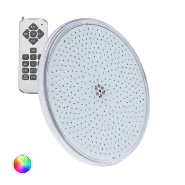 Ponorná LED RGB Žárovka Slim do Bazénu 12V AC 35W IP68 PAR56 XtraPool