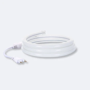 Led Strip Neon Dimbaar 220V Geel Halfrond 180 7.5W/m te knippen om de 100cm IP67 Op maat