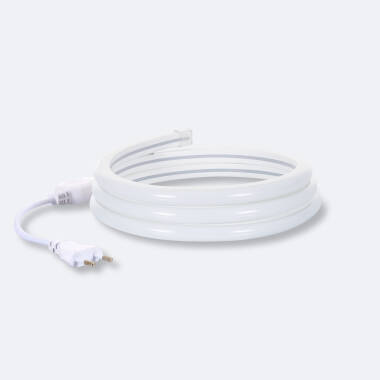 Led Strip Neon Dimbaar 220V Roze Halfrond 180 7.5W/m te knippen om de 100cm IP67 Op maat