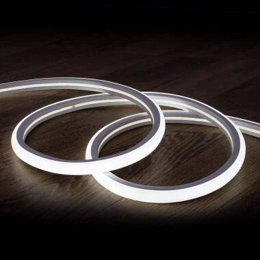 LED-Streifen Neon Dimmbar 220V Kaltweiß Halbrund 180° 7.5W/m Schnitt 100cm IP67 nach Maß