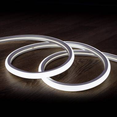 Taśma Led Neon Ściemnialna 220V Zimny Biały Półokrągły 180 7.5W/m Cięcie 100cm IP67 Na wymiar