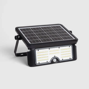 Proiettore LED 3CCT Solare IP65 con Sensore di Movimento PIR e Sensore Crepuscolare