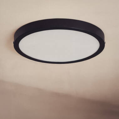Plafondlamp LED 24W Rond Aluminium Ø280 mm Slim CCT Selecteerbaar Galán SwitchDimm