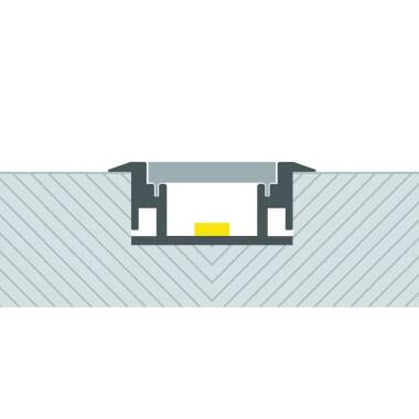 Profil Aluminiowy Najazdowy Podłogowy do Taśm LED do 12 mm