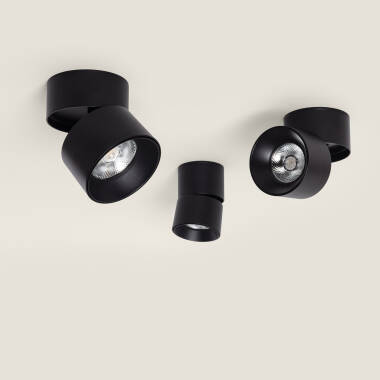 Afbeelding van Plafondlamp 30W LED Rond Aluminium Zwart New Onuba