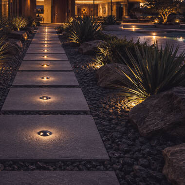 Image of Outdoor Ground Recessed 4L 3W LED Spotlight 24V DC