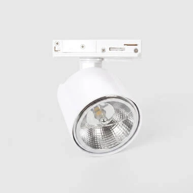 Spot à Douille sur Rail Monophasé Davos pour Ampoule LED GU10 AR111