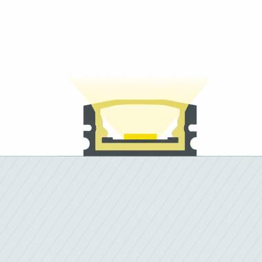 Waterdicht aluminium profiel IP65 Opbouw 2m voor LED-strip tot 8 mm