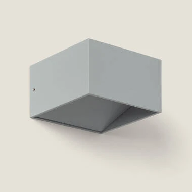 Lico 6W Aluminium Double Sided LED Wall Lamp Light Grey