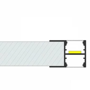Profilo Alluminio Scaffali per Striscia LED fino a 12mm