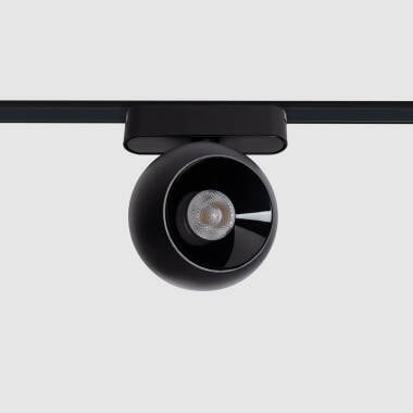 Concav 12W LED Spotlight in Black Ø100 mm for 25mm SuperSlim 48V Magnetic Track