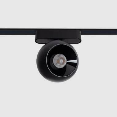 Spot LED sur Rail Magnétique 25mm Extra-Plat 12W Concave 48V Ø100 mm Noir