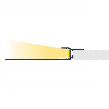 Aluminiumprofil Gips/Pladur Integration für LED-Streifen bis zu 12 mm