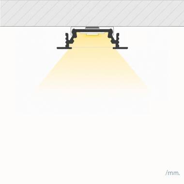 Hliníkový Profil Vestanvý 1m Posuvný Kryt pro LED Pásky do 10 mm