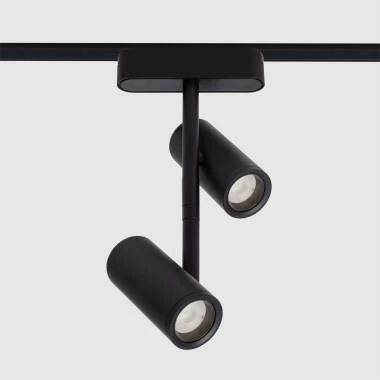 Spot LED sur Rail Magnétique 25mm Extra-Plat 16W Madat 48V Noir