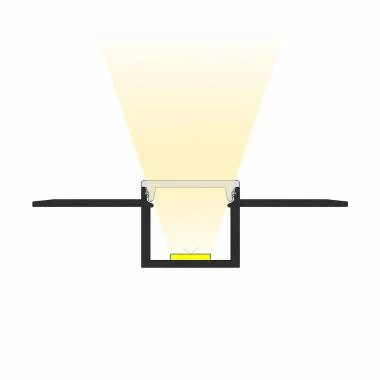 Aluminiumprofil Flexibel Integration Gips/Pladur für LED-Streifen bis 15 mm