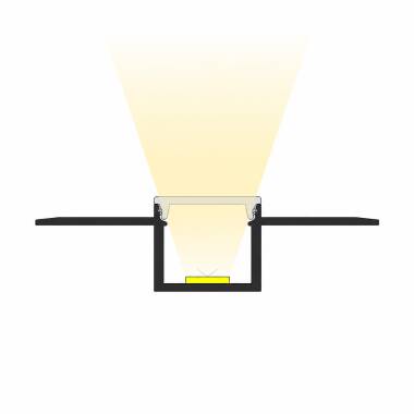 Flexibele aluminium profiel  integratie  voor Gips /Pladur  voor LED Strip tot 15 mm