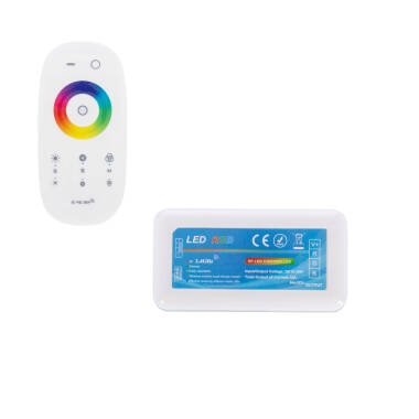 Contrôleur RGB 12/24V DC avec Télécommande RF 4 Zones