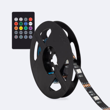 Taśma Led 5V RGB 24 LED/m 2m IP20 Zestaw z USB do telewizora