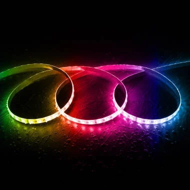 Led Strip 24V RGBW SMD 60LED/m 5m 12W/m Breedte 12mm te kippen om de 10cm IP65