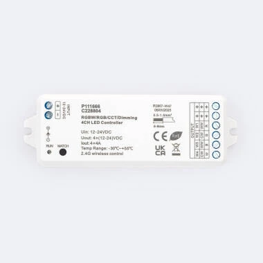 Controller LED-strip Monochroom /CCT/RGB/RGBW 12-24V SKYDANCE VP Compatibel met RF-afstandsbediening