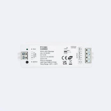 Controller LED-strip Monochroom /CCT/RGB 12-24V SKYDANCE V3 Compatibel met RF-afstandsbediening