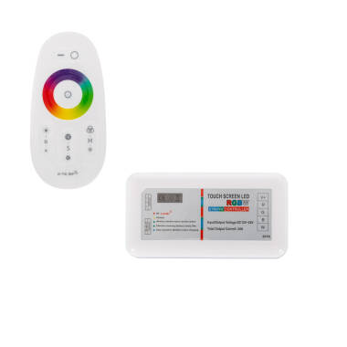 Controller Regolatore Touch Striscia LED RGBW 12/24V DC con Telecomando RF