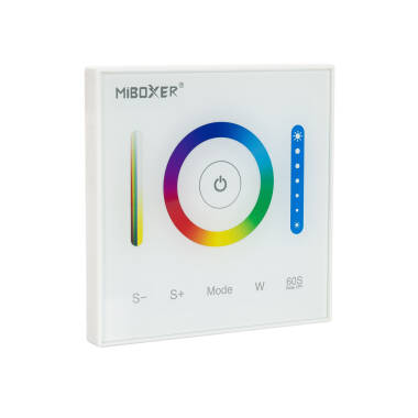 Contrôleur Variateur Mural Tactile LED RGB/RGBW/RGB+CCT 12/24 V DC RF MiBoxer P3