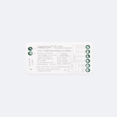Controller Dimmer 3 in 1 LED RGB/RGBW/RGB+CCT 12/24 V DC MiBoxer FUT037S+
