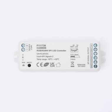 Controller WIFI Striscia LED digitale SPI RGB/RGBW 12-24V SKYDANCE WT-SPI Compatibile con telecomando RF