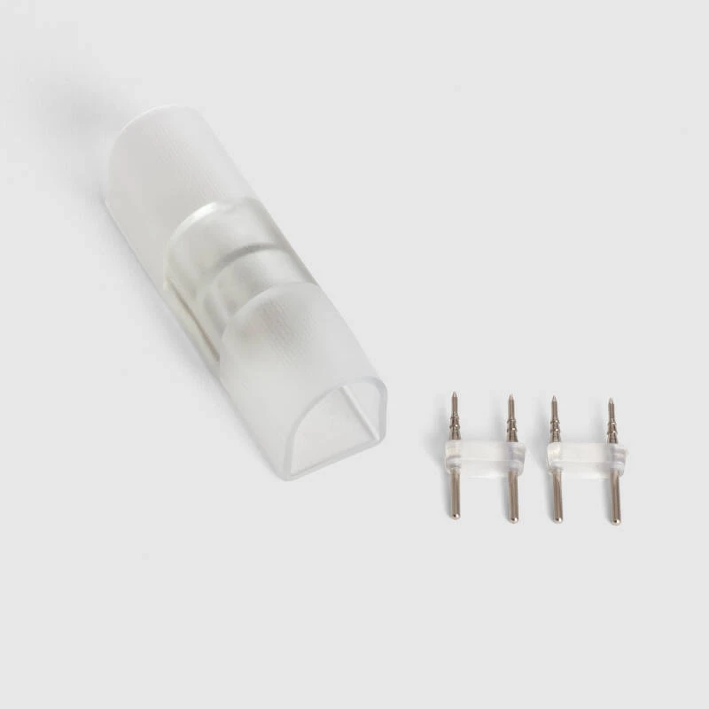 Image de Connecteur pour Ruban LED Néon Dimmable 220V Semi-circulaire 180° IP67