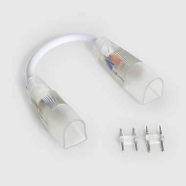 Verbinder für LED Streifen Neon Dimmbar 220V Halbrund 180 IP67