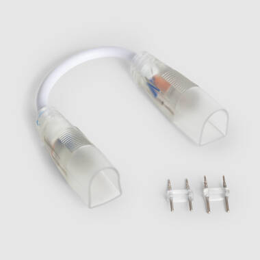 Złącze do Taśm Ściemnialnych LED Neon 220V Półokrągłych 180° IP67