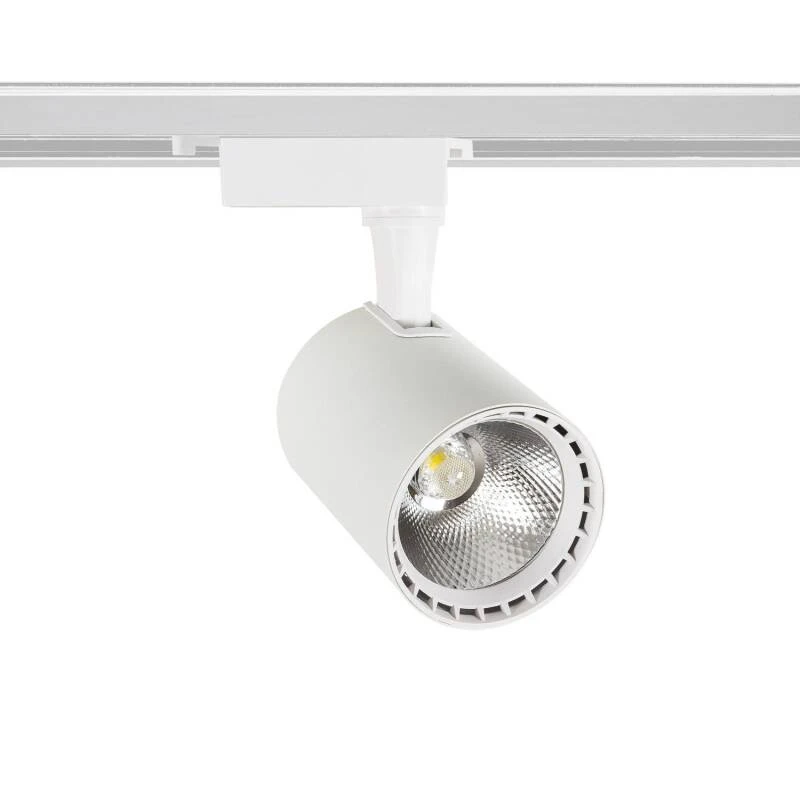 Image de Spot LED sur Rail Monophasé 20W Bron Blanc