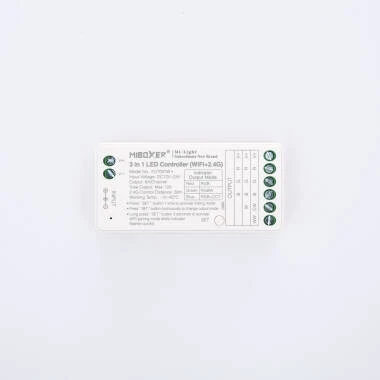 Controller Regelaar WiFi LED RGB/RGBW/RGB+CCT 12/24V DC MiBoxer FUT037W+