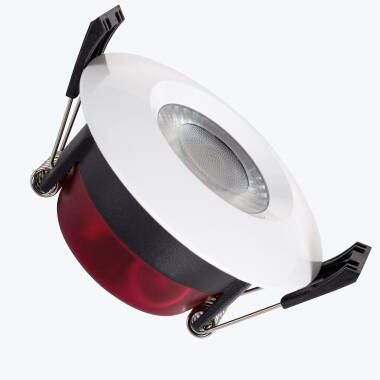 Downlight LED 8W Circolare CCT Selezionabile Regolabile Bagno IP65 Foro Ø 70 mm