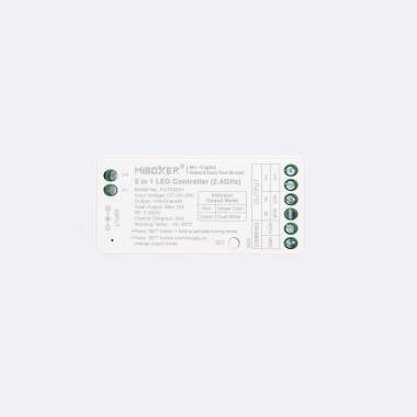 Controller LED Monocolore/CCT 12/24V DC MiBoxer FUT035S+ Compatibile con pulsante