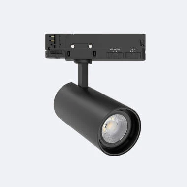 3-Phasenstromschiene LED-Strahler 30W Fasano CCT Wählbar Dimmbar Schwarz