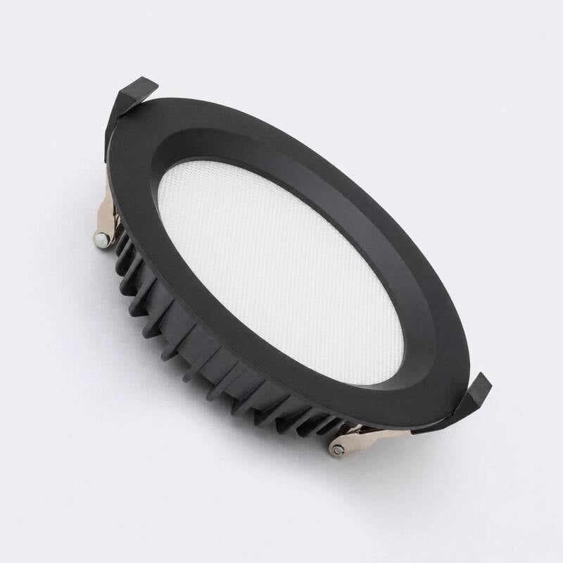 Bild von LED Downlight Rund SAMSUNG Aero 130 lm/W Mikroprismatisch LIFUD Schwarz
