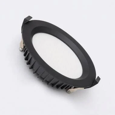 Downlight LED Okrągły SAMSUNG Aero 130 lm/W Mikropryzmatyczny LIFUD Czarny