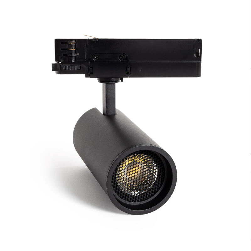 Bild von 3-Phasenstromschiene LED-Strahler 30W Fasano Blendfrei CCT Wählbar Dimmbar Schwarz