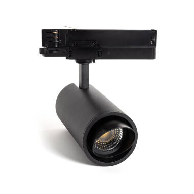 Reflektor LED do Szyn Trójfazowych 30W Fasano Cylinder Bisel CCT No Flicker Ściemnialny Czarny